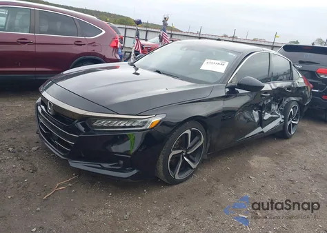 2022 Honda Accord Sport z USA, uszkodzony, nr VIN 1HGCV1F35NA039238